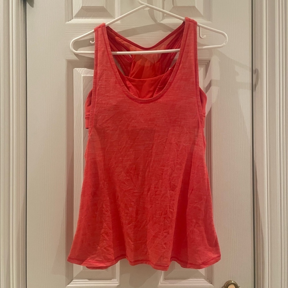 Lululemon built in sports bra workout tank